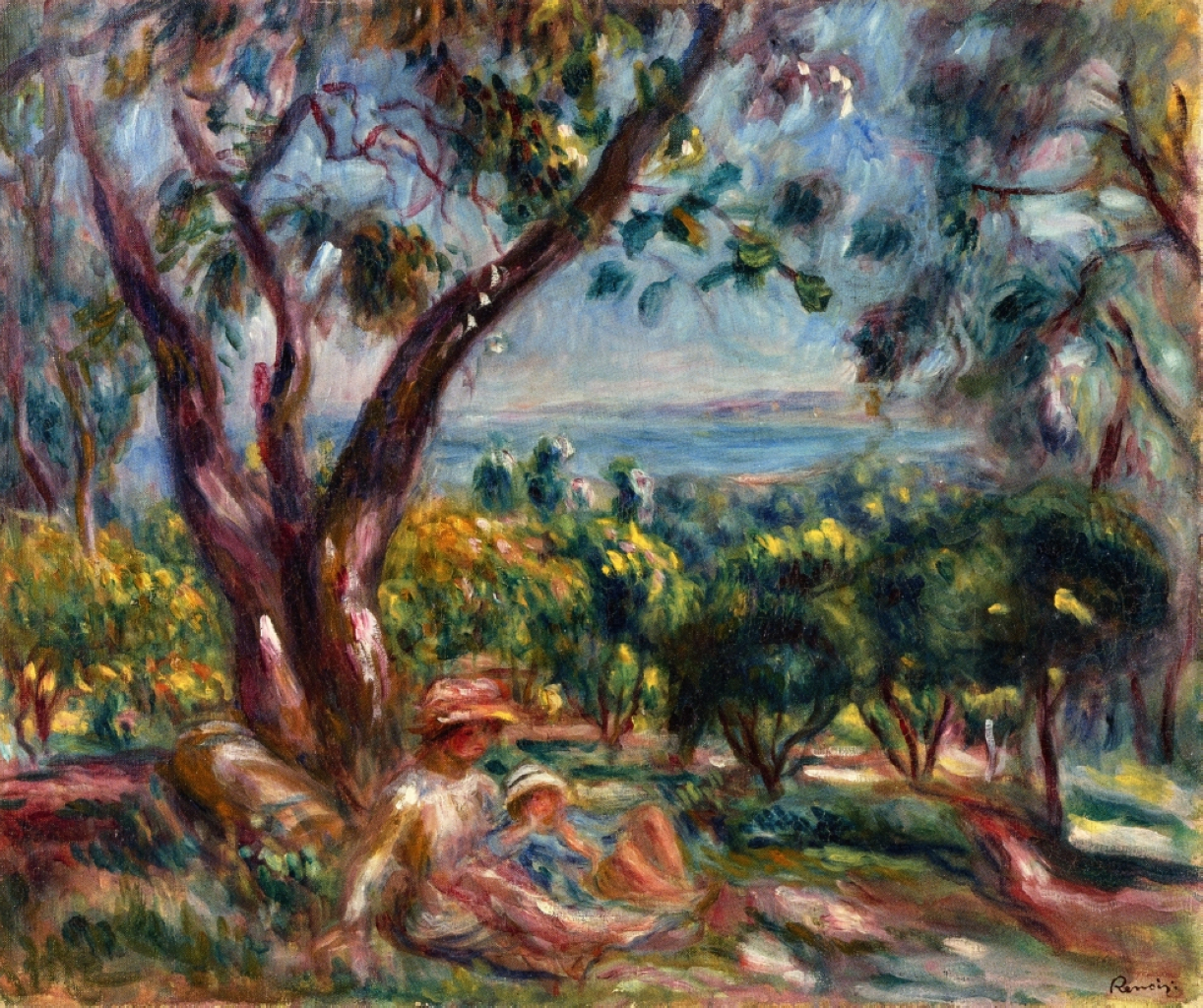 cagnes-landscape-with-woman-and-child-1910